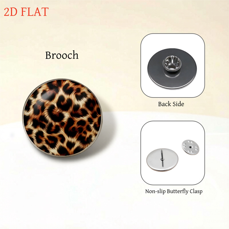 5pc Leopard Print Ladies Jewelry Set